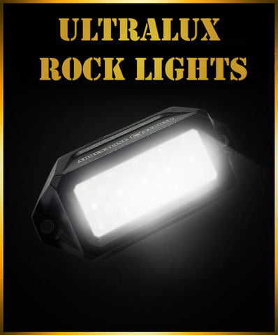 ULTRALUX Pure White Rock Lights