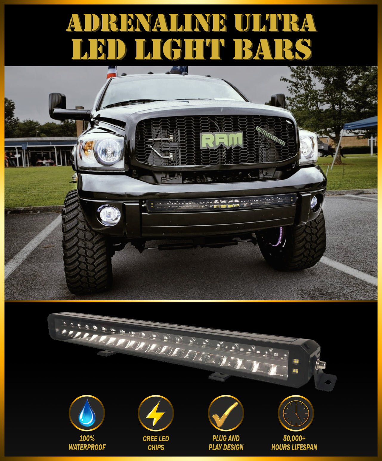 Adrenaline ULTRA LED Light Bars